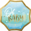 Baby Boy SuperShape XL Blue Foil Balloon - 55cm x 55cm