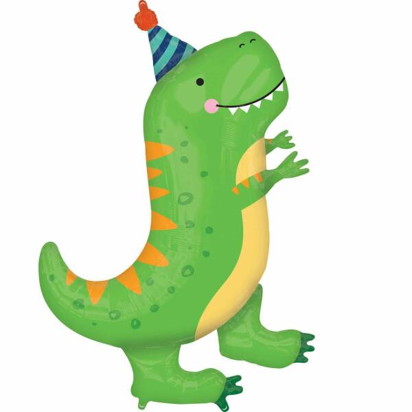 Dino-Mite Party SuperShape Foil Balloon - 66cm x 86cm