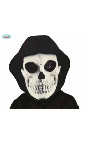 Giant Skull Mask with Hood - Adult One Size