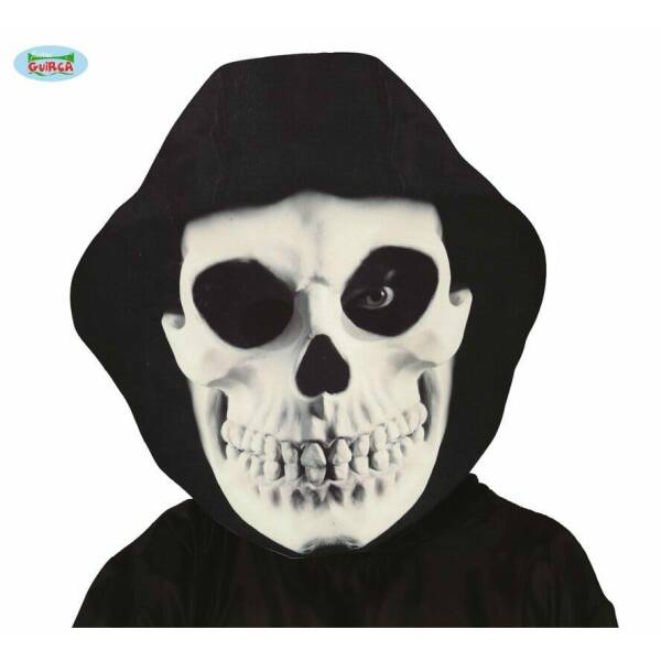 Giant Skull Mask with Hood - Adult One Size