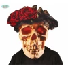 Giant Skull Mask with Flowers - Adult One Size