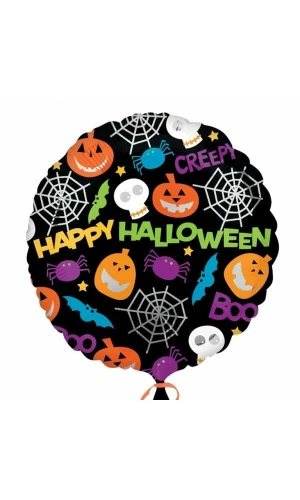 Halloween Playful Icons Foil balloon - 18"