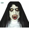 Latex Synister Nun Mask - Adult One Size