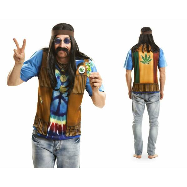 Hippie, Manga Corta - Adult Size Small
