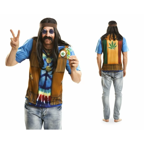 Hippie, Manga Corta - Adult Size Small