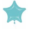 Robin Egg Blue Star Foil Balloon 18''