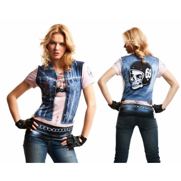 Motorbiker Girl - Adult Size Medium
