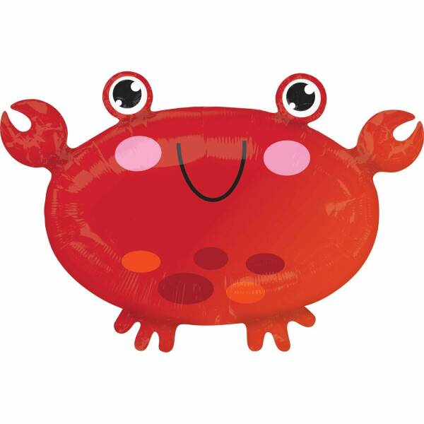 Junior Shape Crab Foil Balloon - 55cm
