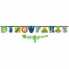 Dino-Mite Jumbo Letter Banner with Mini Banner  Personalizable - 230cm