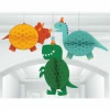 Dino-Mite Honeycomb Hanging Decoration - 3pk