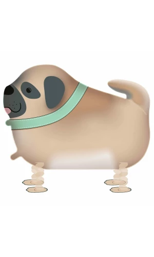 Walking Balloon Buddie Dog Foil Balloon