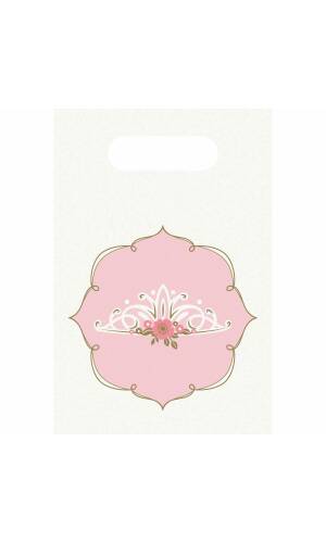 Princess For A Day Paper Party Bags 23.2 x 16.3cm - 8pk