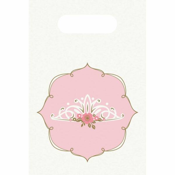 Princess For A Day Paper Party Bags 23.2 x 16.3cm - 8pk