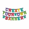 Create Your Own Letter Banner (Height 11.4cm) - 84pk