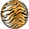 Orbz Tiger Print Foil Balloon - 38cm x 40cm
