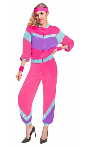 80s Lady Shell Suit - Adult Size XL
