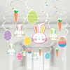 Swirl Decoration Easter Hello Bunny - 30pk
