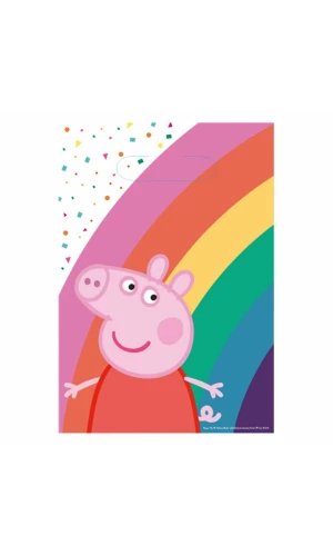 Peppa Pig Paper Lootbags 23.4 x 16.2 cm - 8pk