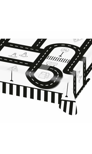 On the Road Paper Tablecover  - 120 x 180cm