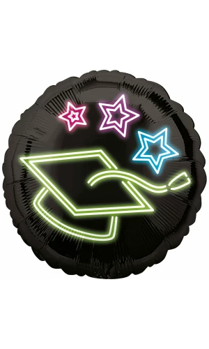 Neon Grad Standard Foil Balloon - 43cm