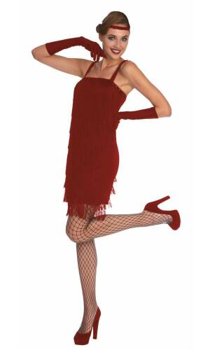 Classy Red Flapper - Adult Size Small