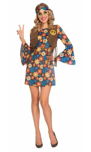 Groovy Hippy Woman - Adult Size Medium
