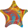 Marblez Colorful Star Foil Balloon - 43cm
