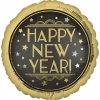 Happy New Year Vintage Satin Foil Balloon - 43cm