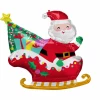 Santa's Sleigh SuperShape  Foil Balloon - 76cm x 71cm