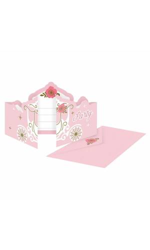Princess For A Day Invitations & Envelopes - 8pk