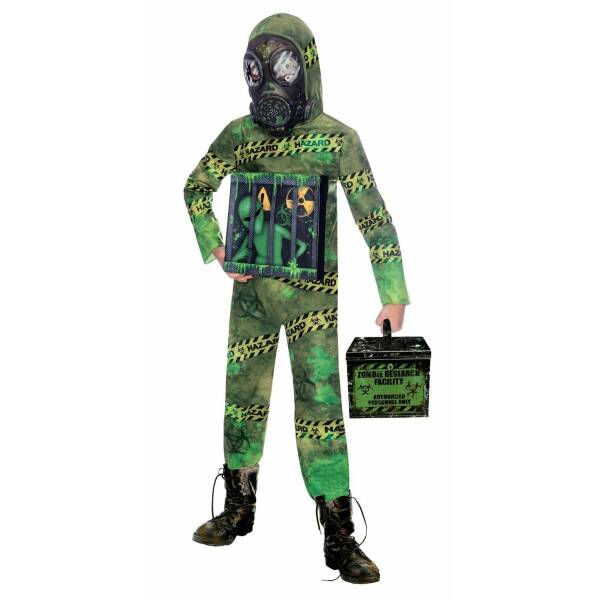 Quarantine Zombie Alien - Age 6 to 8 Years