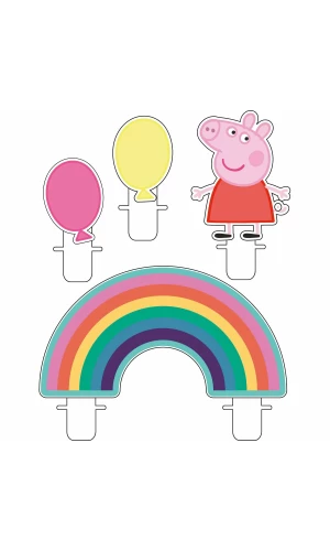 Peppa Pig Mini Character Candles - 4pk