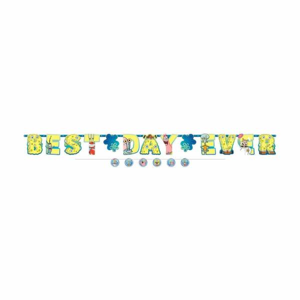 SpongeBob Jumbo Letter Banner with Mini Banner - 320cm