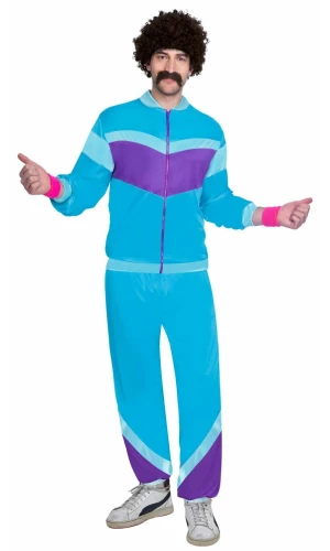 80s Man Shell Suit - Adult Size XL