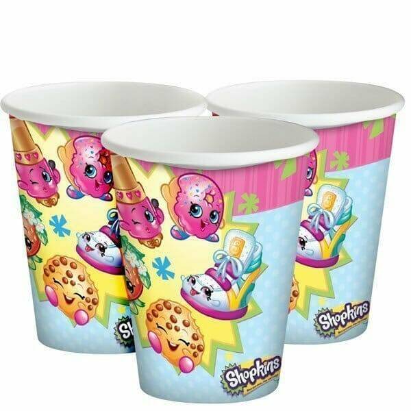 Shopkins 260ml Cups - 8pk