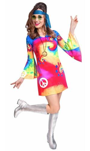 Free Spirit Hippy Woman - Adult Size XL