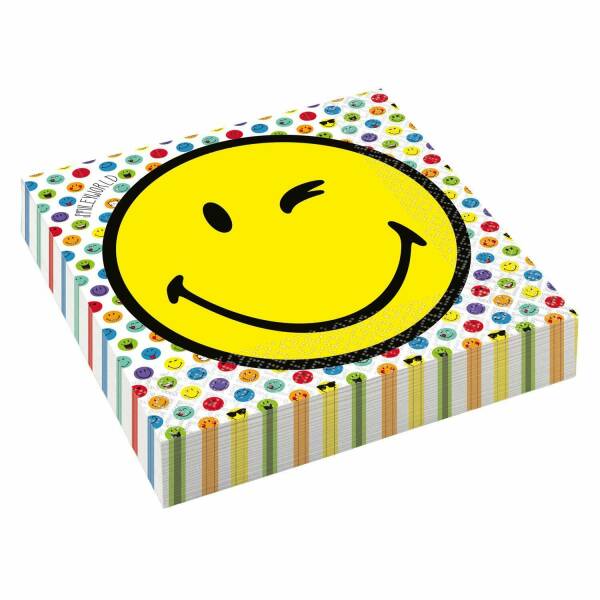 Smileyworld Napkins 33 x 33 cm - 16pk
