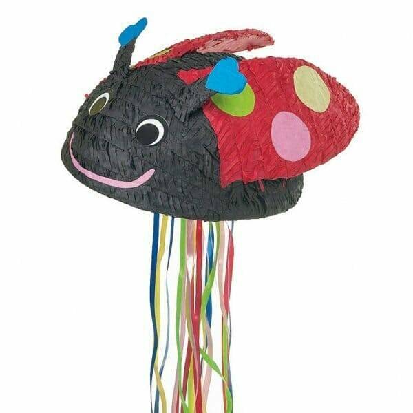 Ladybug Pull Pinata - 33cm x 19cm