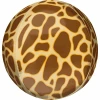 Orbz Giraffe Print Foil Balloon - 38cm x 40cm