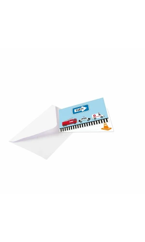 On the Road Paper Invitations & Envelopes - 8pk