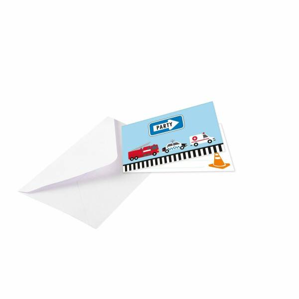 On the Road Paper Invitations & Envelopes - 8pk