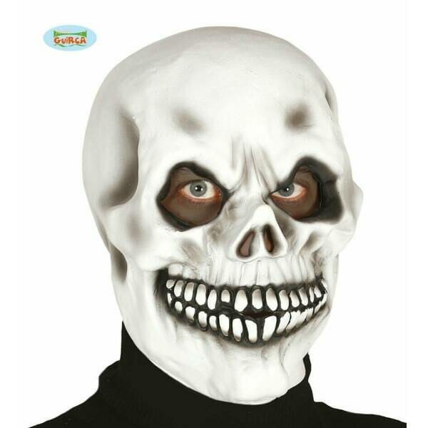 White Skull Mask Latex