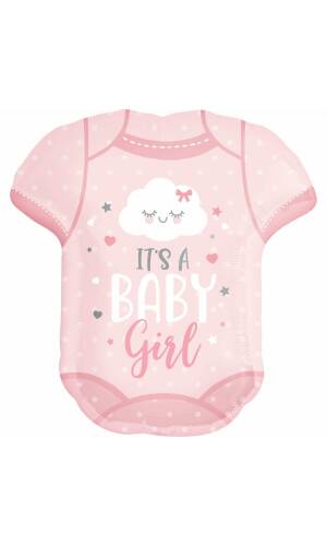 Baby Girl Onesie  SuperShape Foil Balloon - 55cm x 60cm