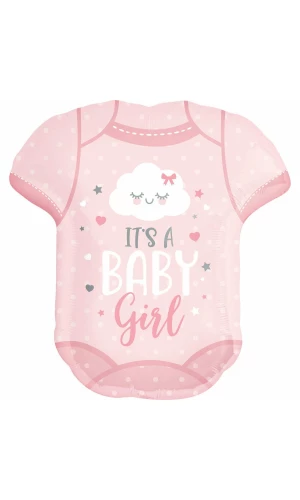 Baby Girl Onesie  SuperShape Foil Balloon - 55cm x 60cm