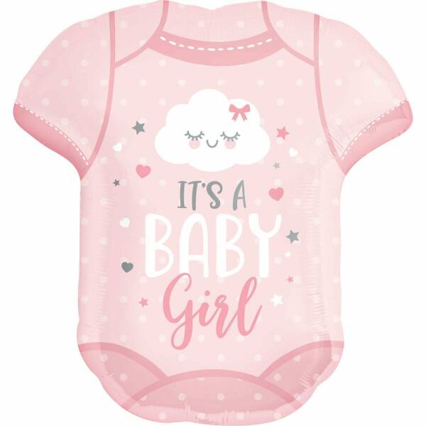Baby Girl Onesie  SuperShape Foil Balloon - 55cm x 60cm