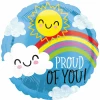 Proud of You Sun and Cloud Standard Foil Balloon - 43cm