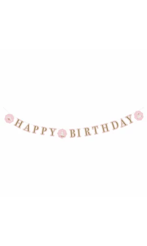 Princess For A Day Happy Birthday Letter Banner - 170cm x 15cm
