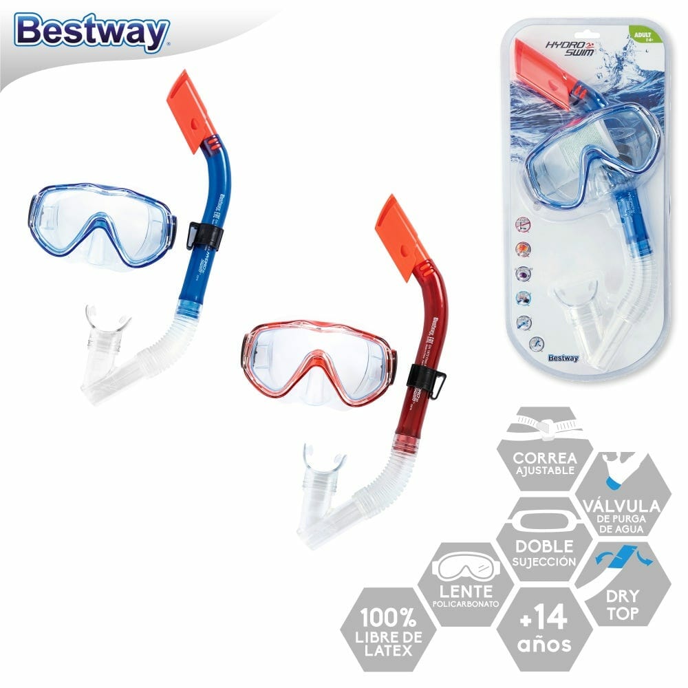 Bestway Hydro Swim Assorted Devil Snorkel Set for Age 14+ Years (Online Only)