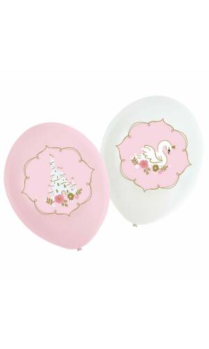 Princess For A Day Latex Balloons 27.5 cm / 11 Inch - 6pk