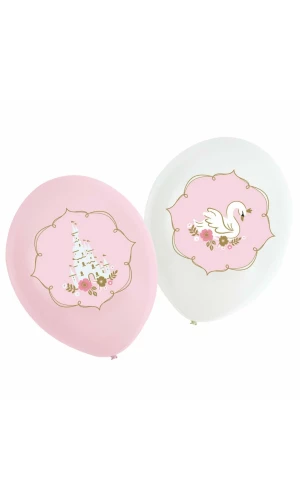 Princess For A Day Latex Balloons 27.5 cm / 11 Inch - 6pk